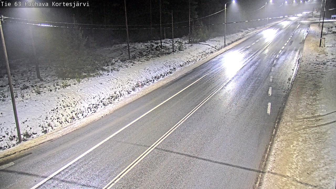 Weather Camera Image Road 63 Kauhava Kortesjärvi, Kauhava, Etelä-Pohjanmaa