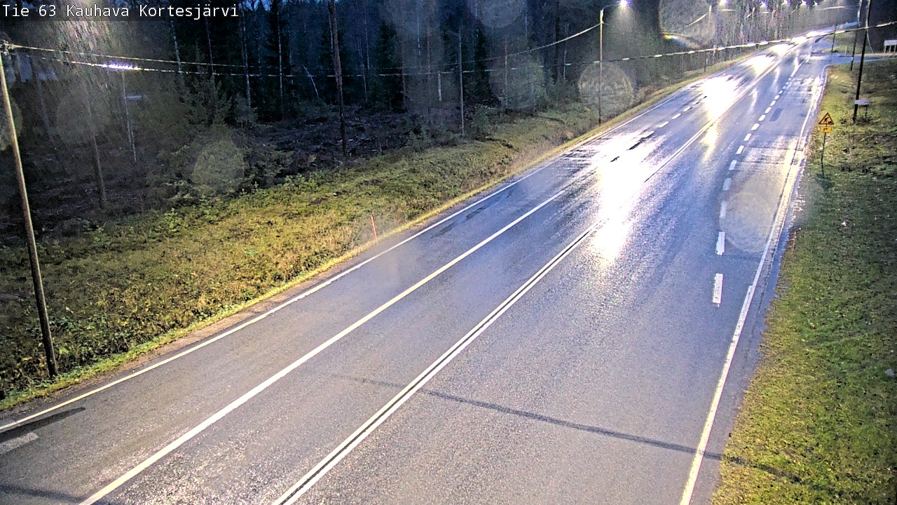Weather Camera Image Road 63 Kauhava Kortesjärvi, Kauhava, Etelä-Pohjanmaa