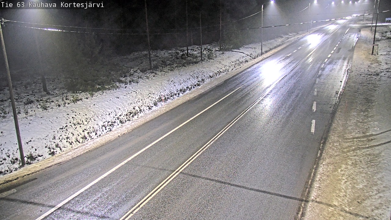 Weather Camera Image Road 63 Kauhava Kortesjärvi, Kauhava, Etelä-Pohjanmaa