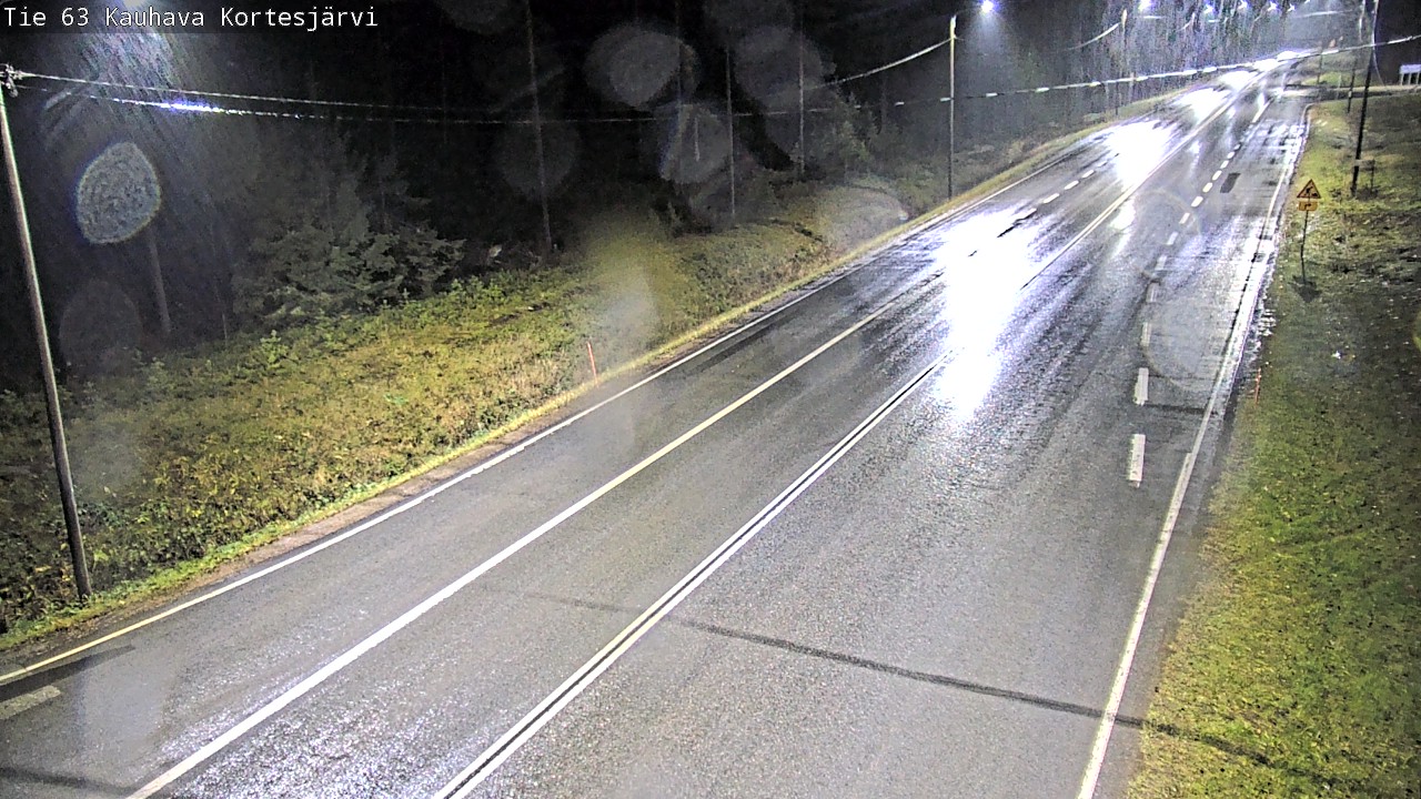 Weather Camera Image Road 63 Kauhava Kortesjärvi, Kauhava, Etelä-Pohjanmaa