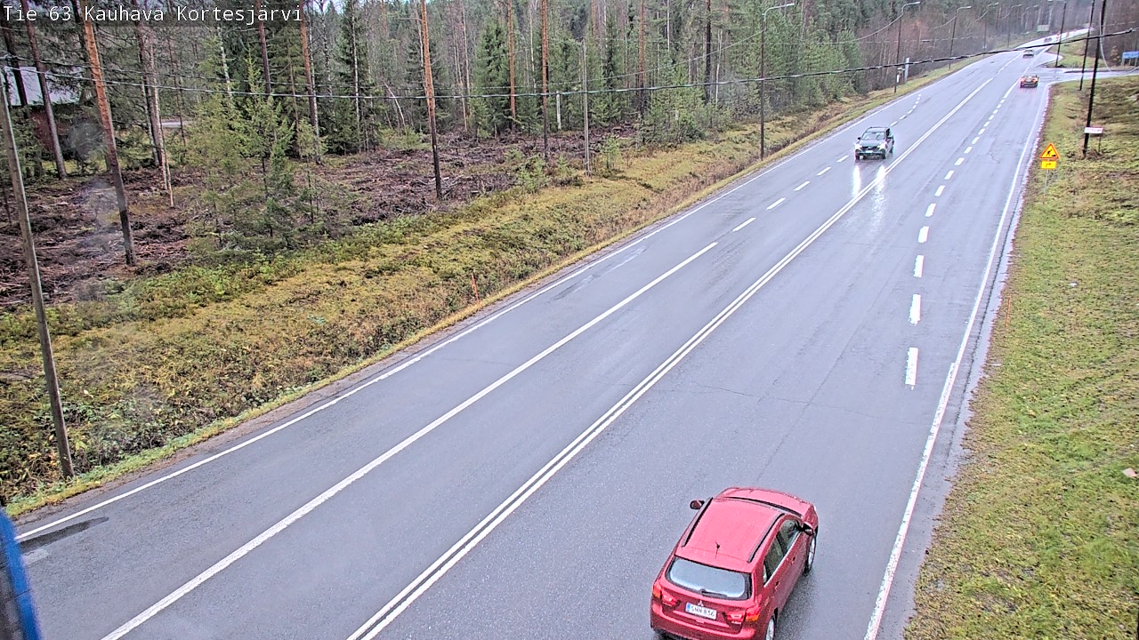 Weather Camera Image Road 63 Kauhava Kortesjärvi, Kauhava, Etelä-Pohjanmaa