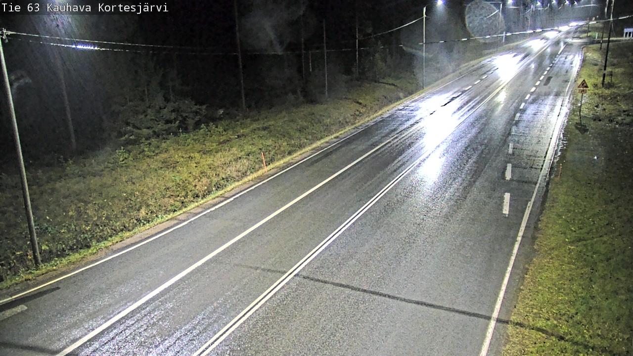 Weather Camera Image Road 63 Kauhava Kortesjärvi, Kauhava, Etelä-Pohjanmaa