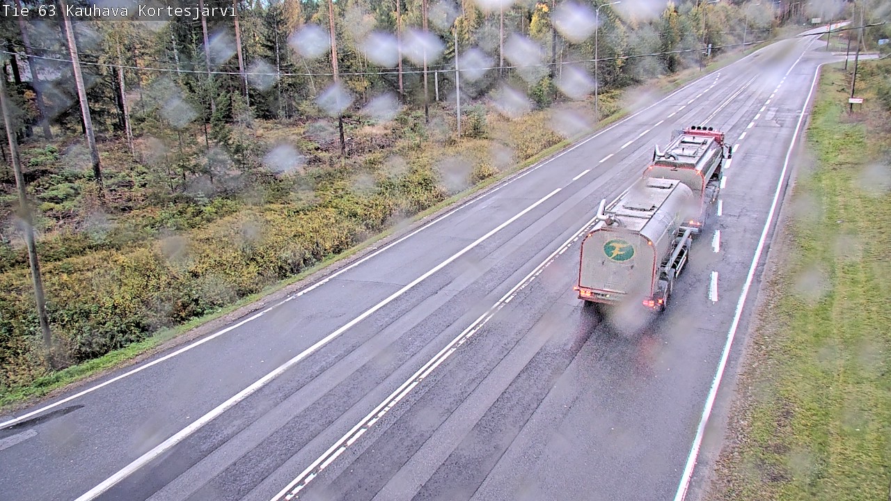 Weather Camera Image Road 63 Kauhava Kortesjärvi, Kauhava, Etelä-Pohjanmaa