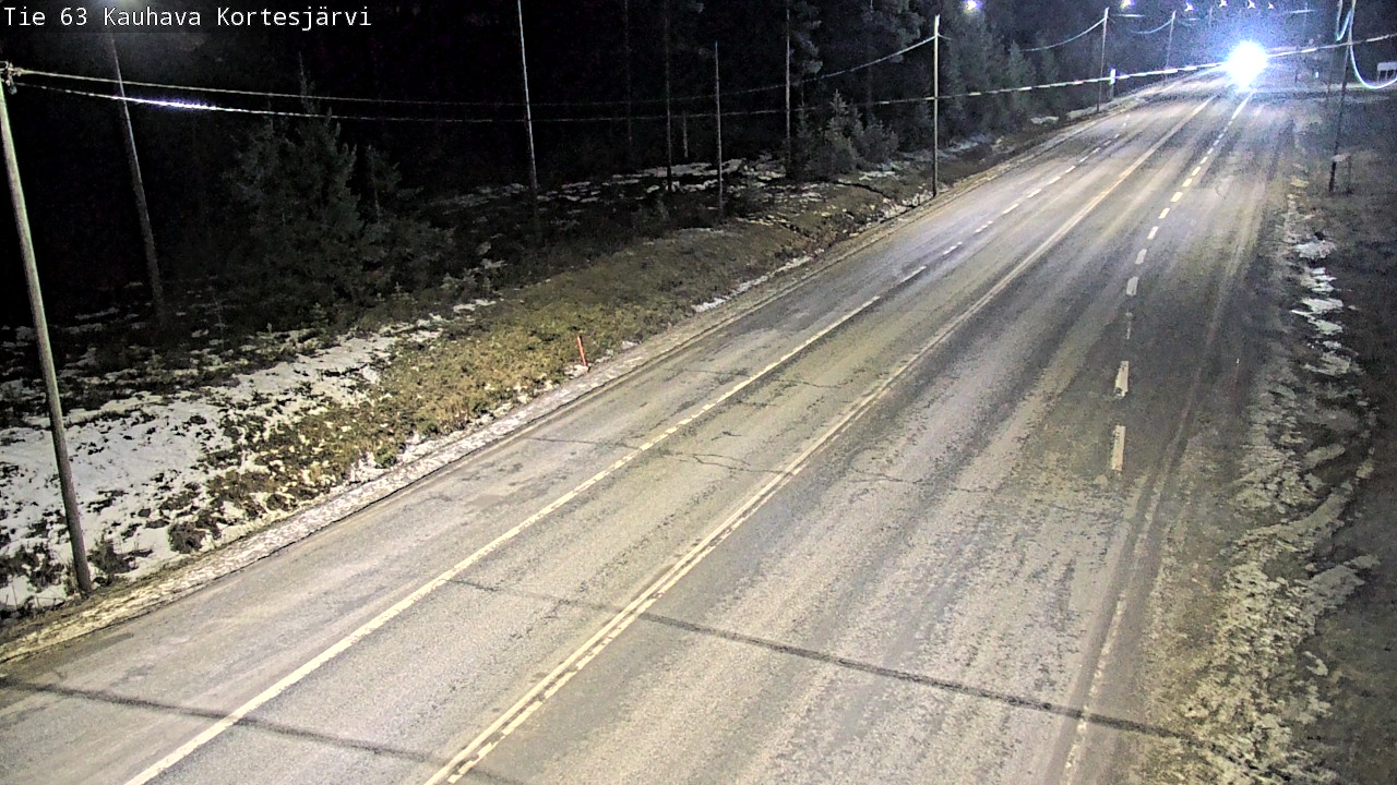 Weather Camera Image Road 63 Kauhava Kortesjärvi, Kauhava, Etelä-Pohjanmaa