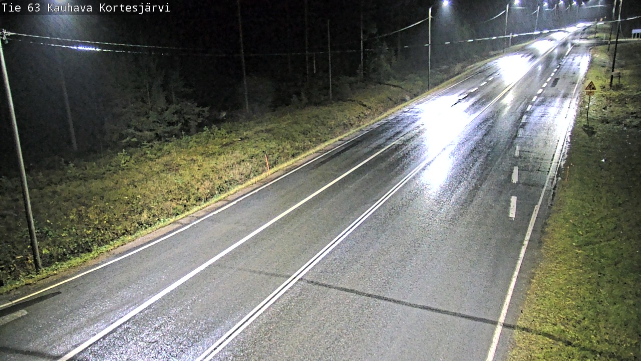 Weather Camera Image Road 63 Kauhava Kortesjärvi, Kauhava, Etelä-Pohjanmaa