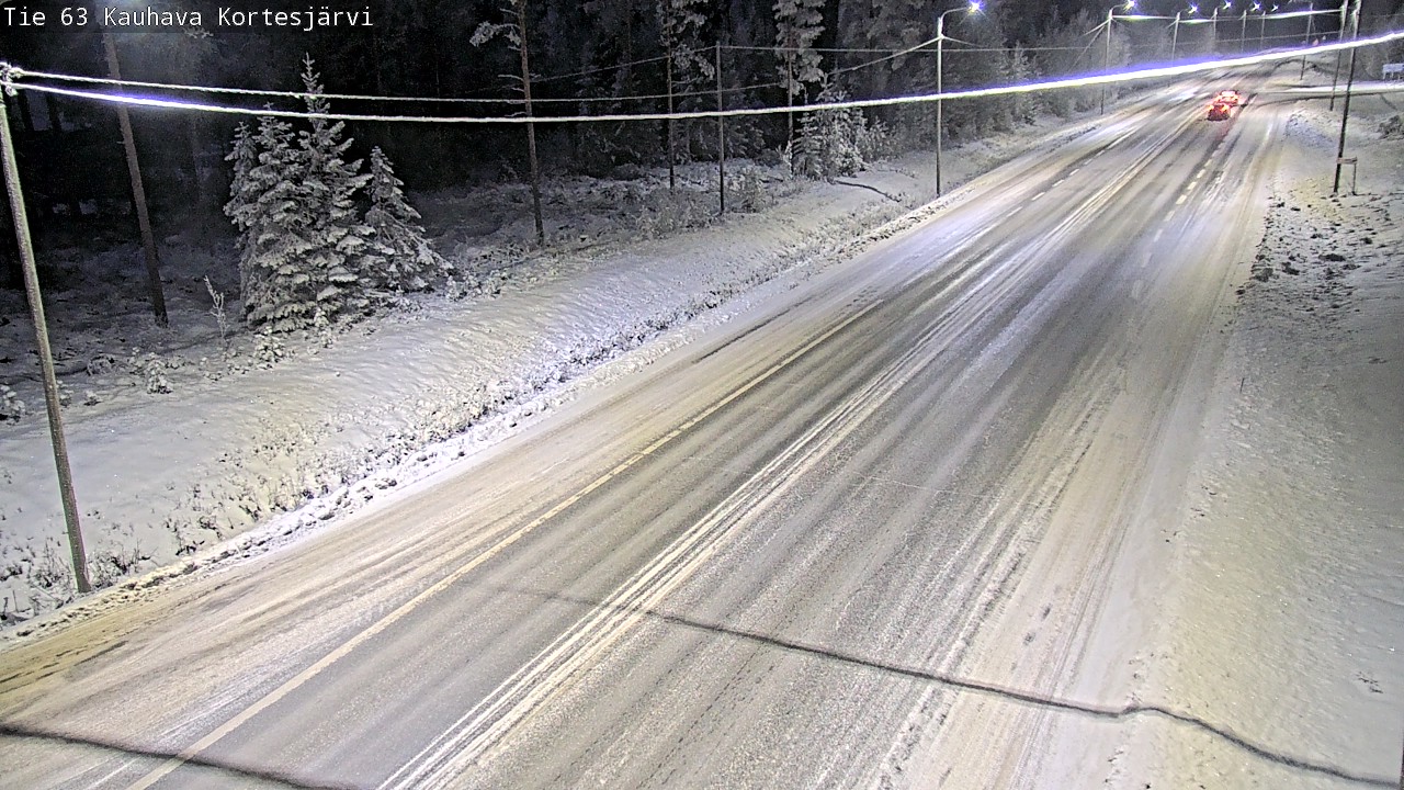 Weather Camera Image Road 63 Kauhava Kortesjärvi, Kauhava, Etelä-Pohjanmaa