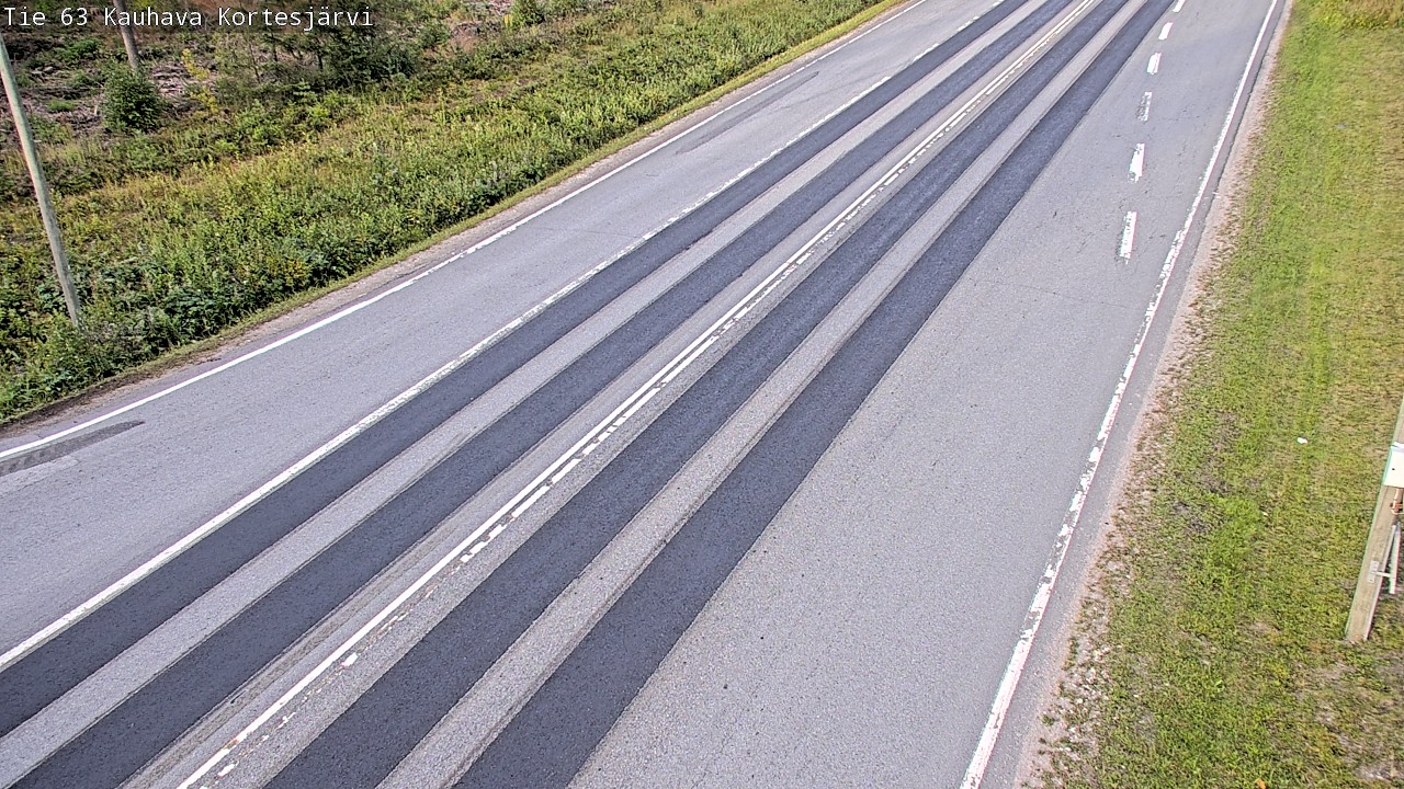 Weather Camera Image Road 63 Kauhava Kortesjärvi, Kauhava, Etelä-Pohjanmaa
