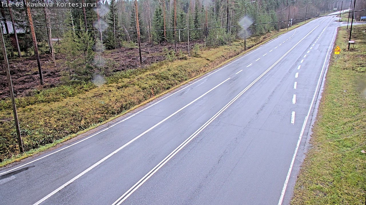 Weather Camera Image Road 63 Kauhava Kortesjärvi, Kauhava, Etelä-Pohjanmaa