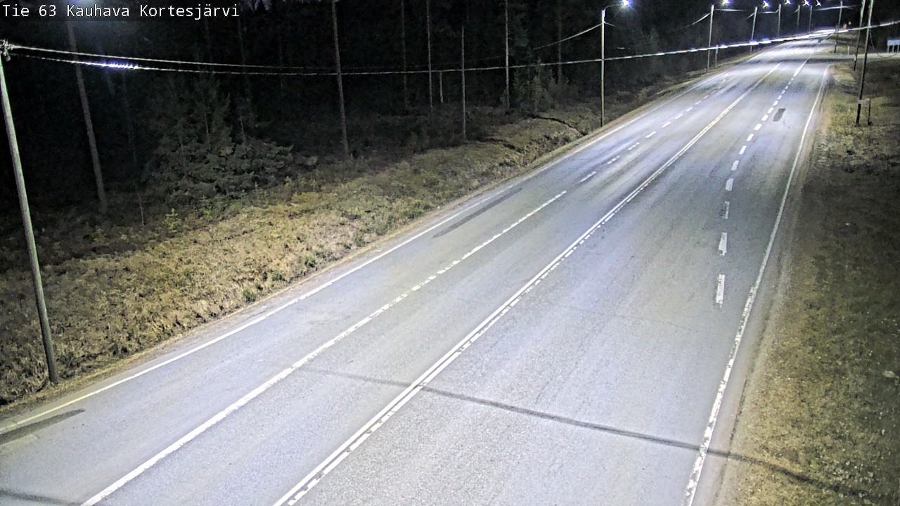 Weather Camera Image Road 63 Kauhava Kortesjärvi, Kauhava, Etelä-Pohjanmaa