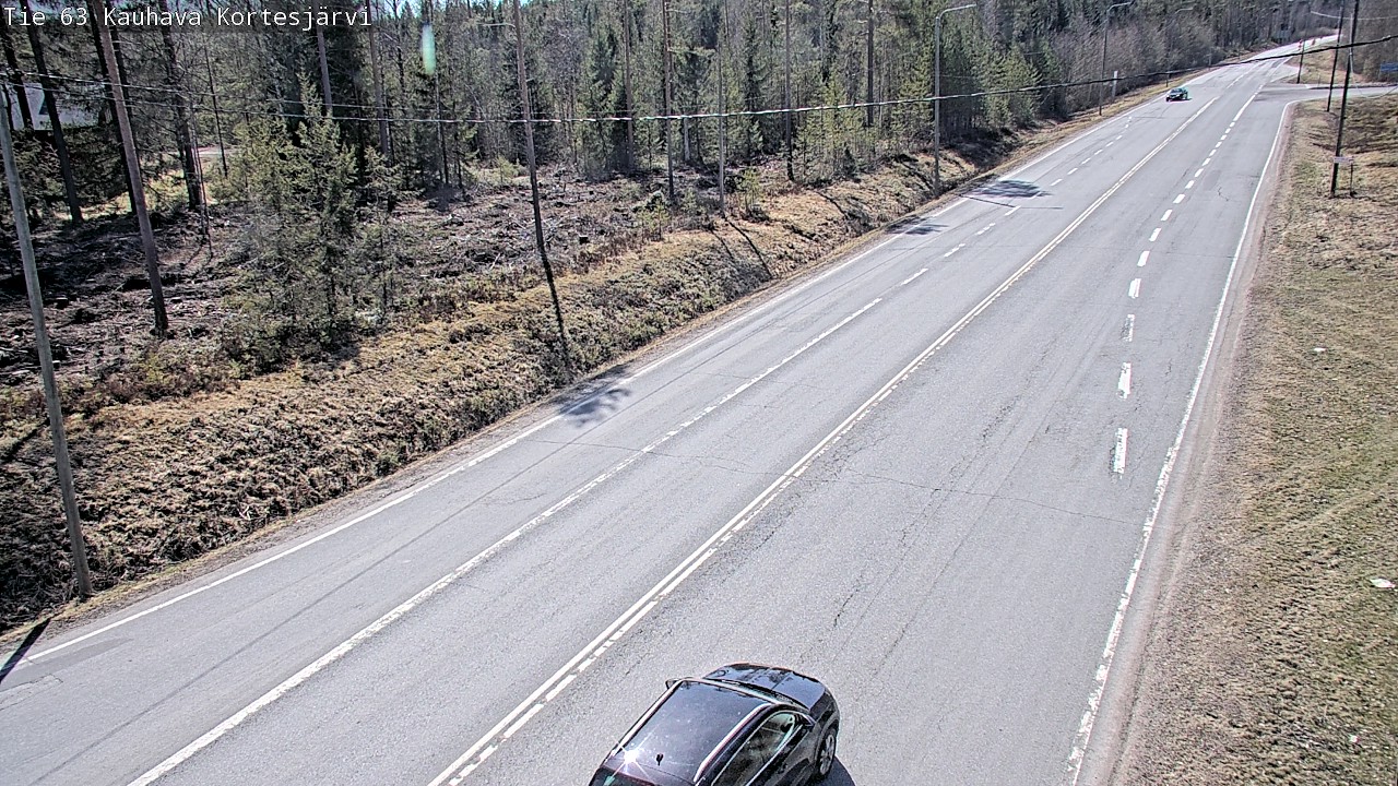 Weather Camera Image Väg 63 Kauhava Kortesjärvi, Kauhava, Etelä-Pohjanmaa