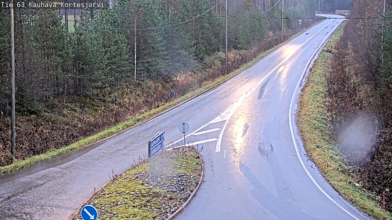 Weather Camera Image Road 63 Kauhava Kortesjärvi, Kauhava, Etelä-Pohjanmaa