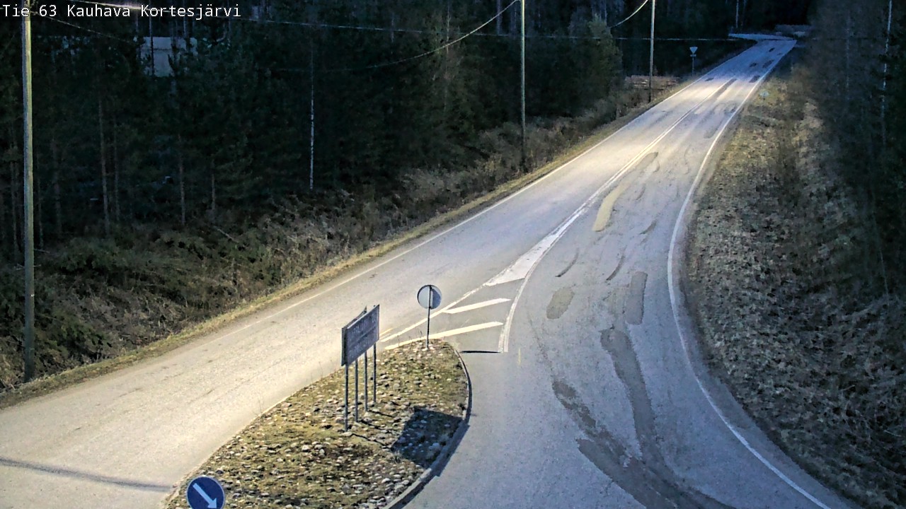 Weather Camera Image Road 63 Kauhava Kortesjärvi, Kauhava, Etelä-Pohjanmaa