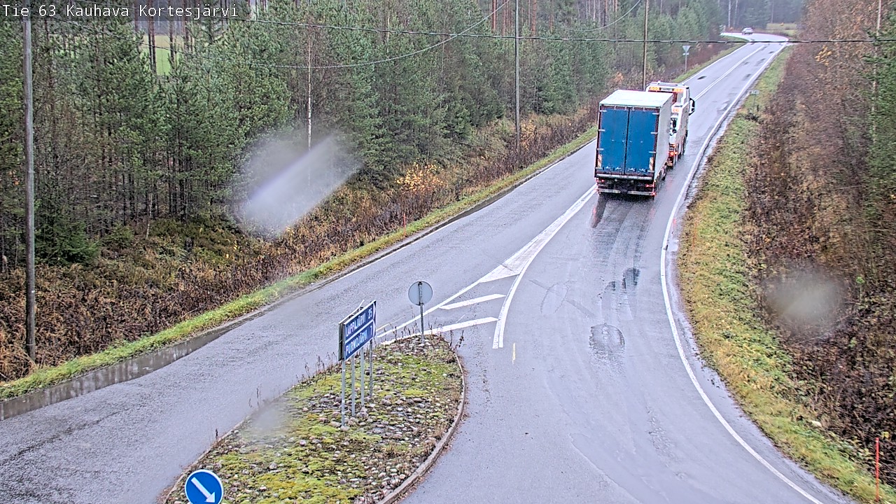 Weather Camera Image Road 63 Kauhava Kortesjärvi, Kauhava, Etelä-Pohjanmaa