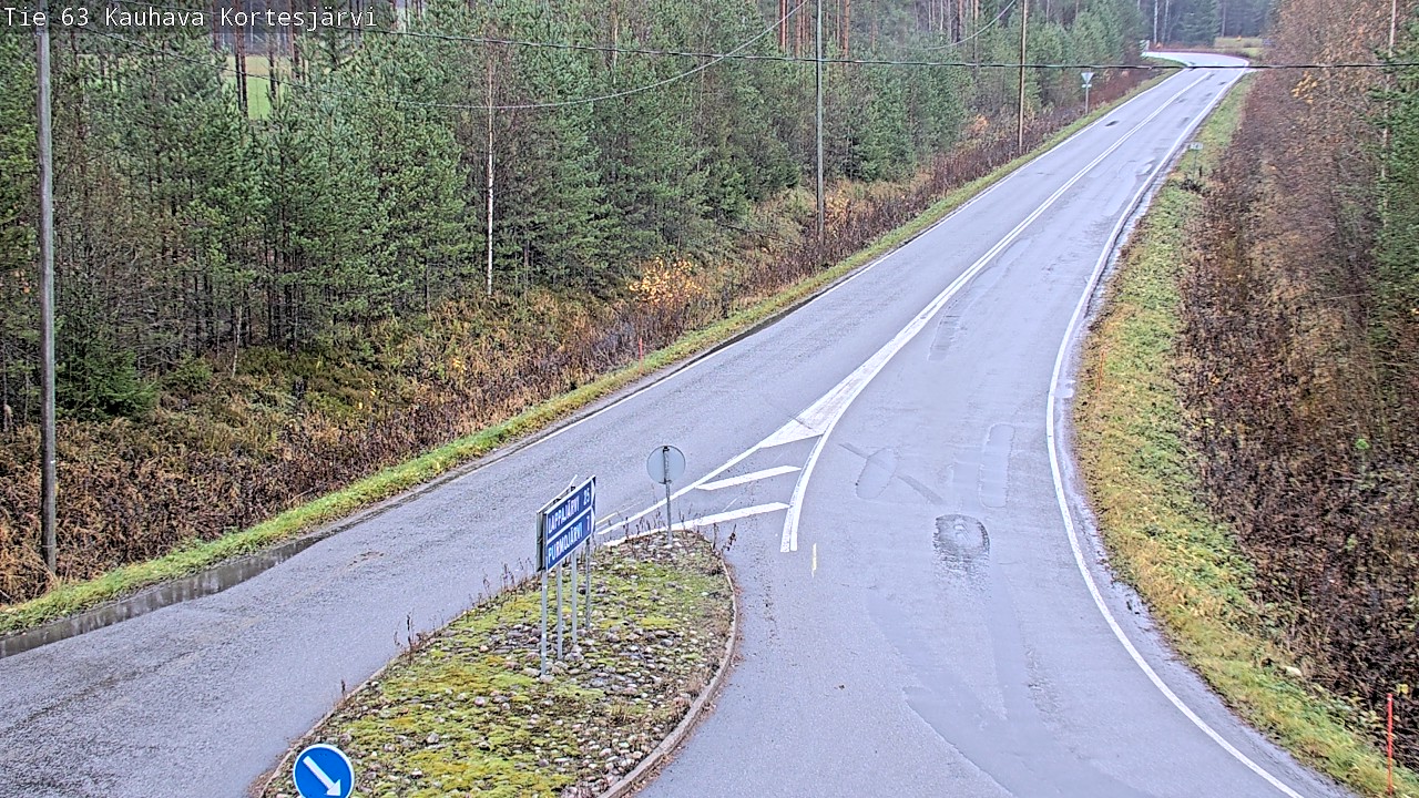 Weather Camera Image Road 63 Kauhava Kortesjärvi, Kauhava, Etelä-Pohjanmaa
