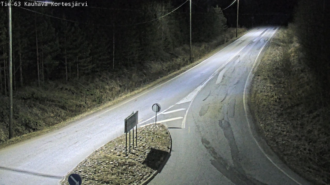 Weather Camera Image Road 63 Kauhava Kortesjärvi, Kauhava, Etelä-Pohjanmaa