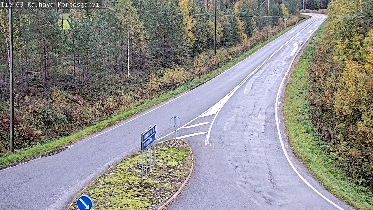 Weather Camera Image Road 63 Kauhava Kortesjärvi, Kauhava, Etelä-Pohjanmaa