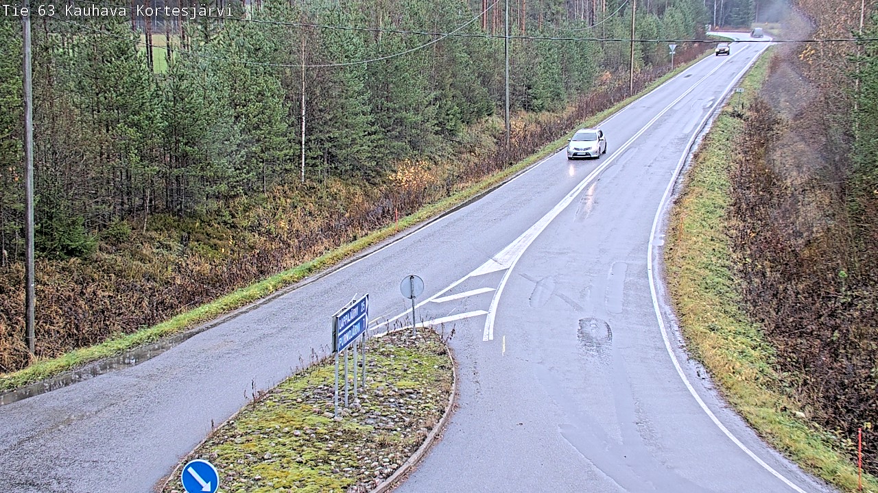 Weather Camera Image Road 63 Kauhava Kortesjärvi, Kauhava, Etelä-Pohjanmaa