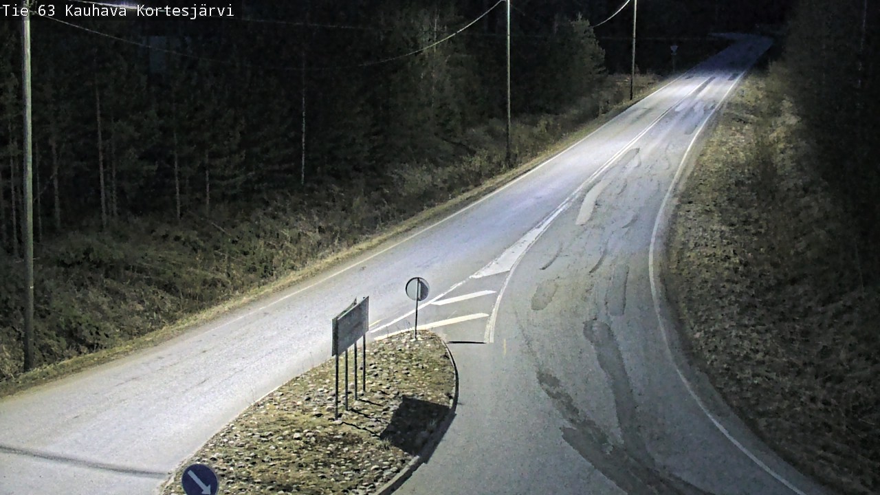 Weather Camera Image Road 63 Kauhava Kortesjärvi, Kauhava, Etelä-Pohjanmaa