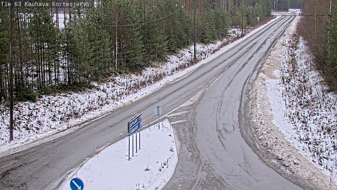 Weather Camera Image Road 63 Kauhava Kortesjärvi, Kauhava, Etelä-Pohjanmaa