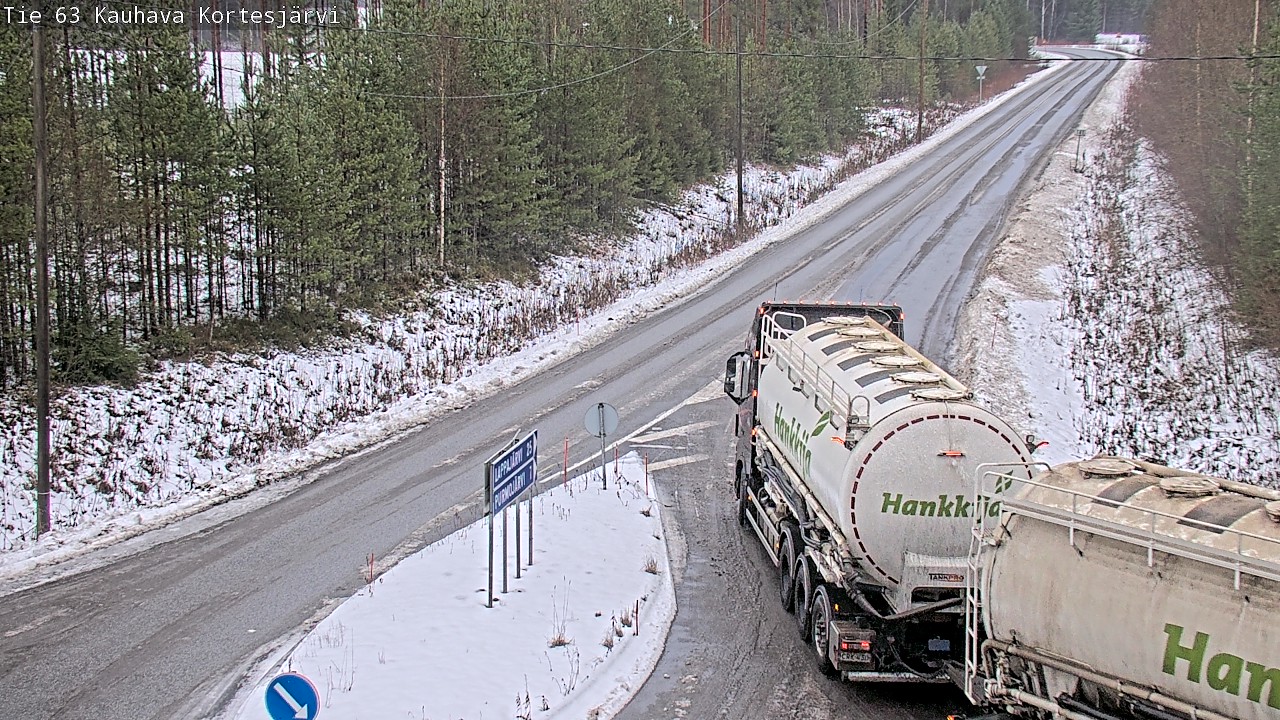 Weather Camera Image Road 63 Kauhava Kortesjärvi, Kauhava, Etelä-Pohjanmaa