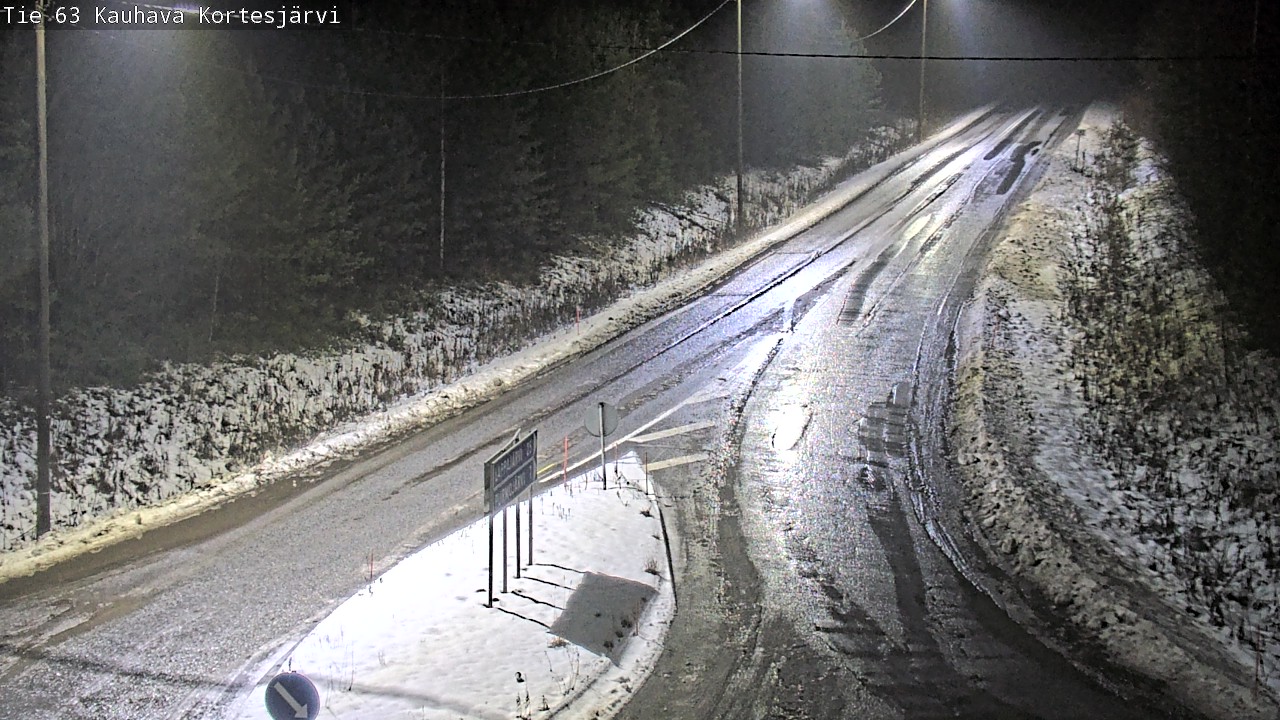 Weather Camera Image Road 63 Kauhava Kortesjärvi, Kauhava, Etelä-Pohjanmaa