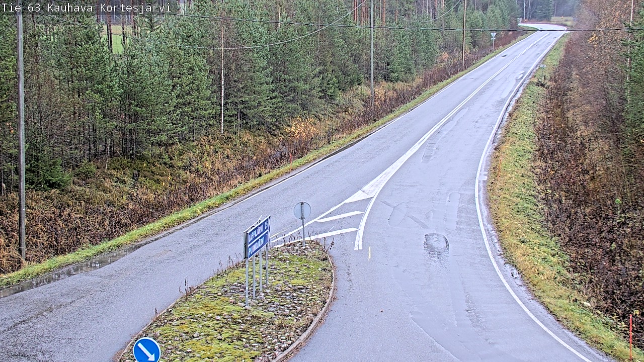 Weather Camera Image Väg 63 Kauhava Kortesjärvi, Kauhava, Etelä-Pohjanmaa