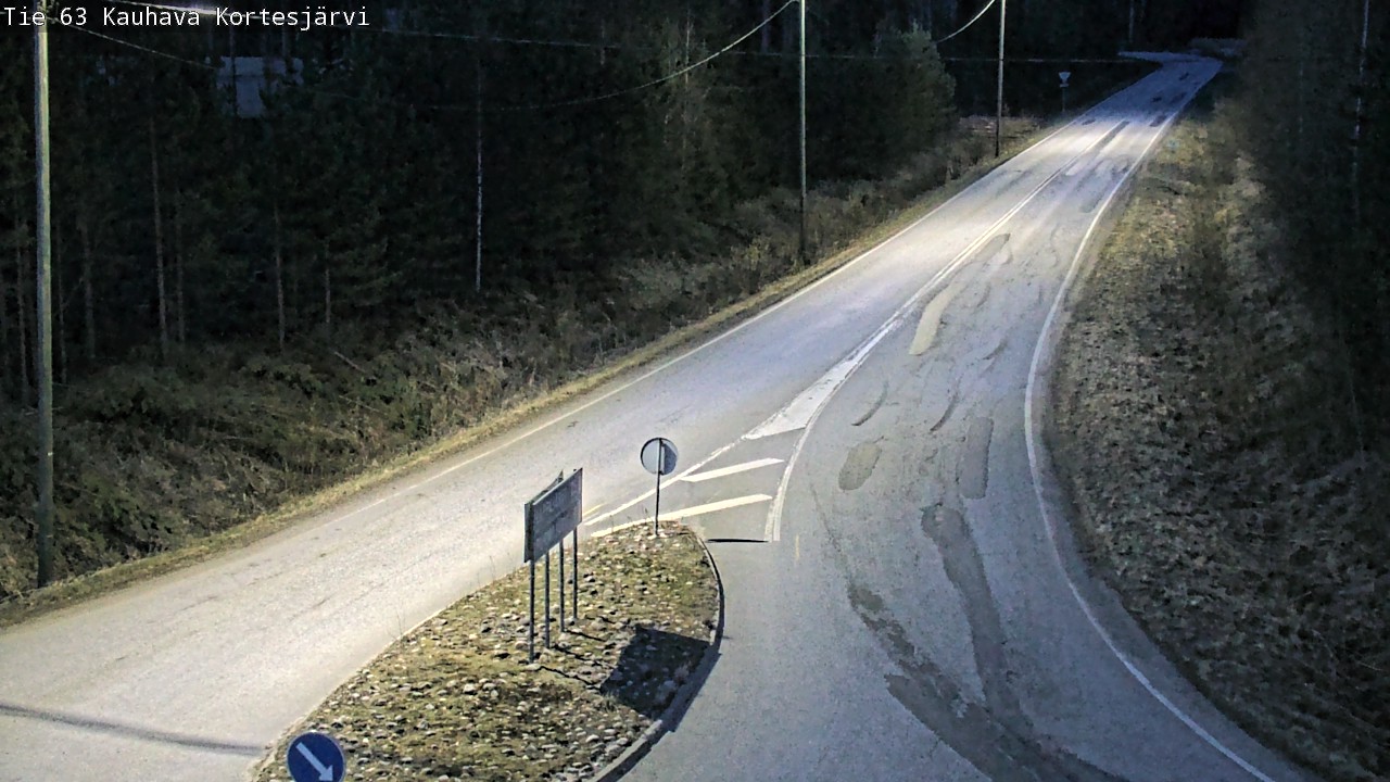 Weather Camera Image Road 63 Kauhava Kortesjärvi, Kauhava, Etelä-Pohjanmaa