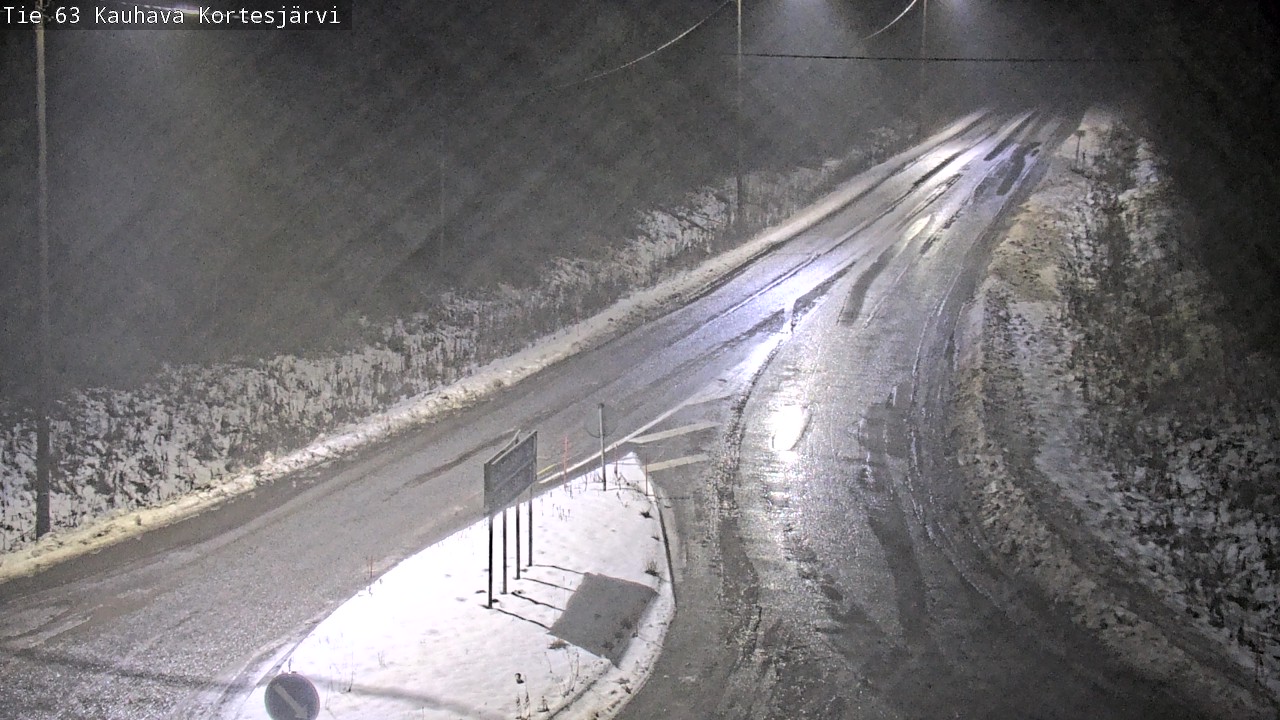 Weather Camera Image Road 63 Kauhava Kortesjärvi, Kauhava, Etelä-Pohjanmaa