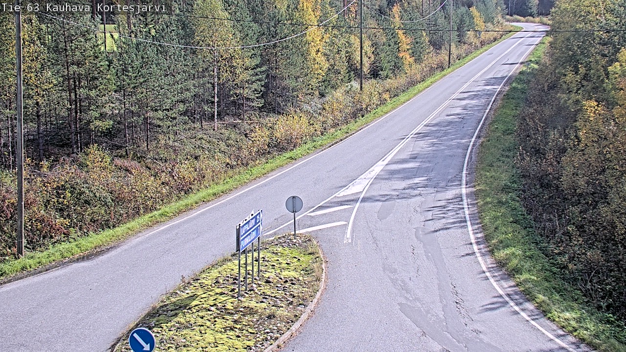 Weather Camera Image Road 63 Kauhava Kortesjärvi, Kauhava, Etelä-Pohjanmaa