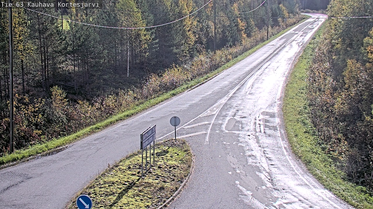 Weather Camera Image Road 63 Kauhava Kortesjärvi, Kauhava, Etelä-Pohjanmaa