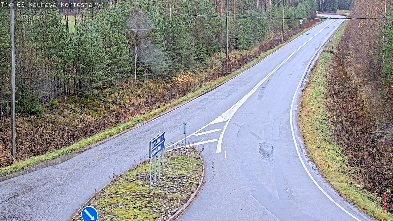 Weather Camera Image Road 63 Kauhava Kortesjärvi, Kauhava, Etelä-Pohjanmaa