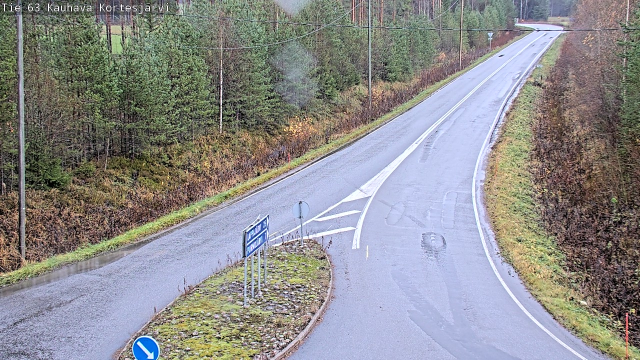 Weather Camera Image Road 63 Kauhava Kortesjärvi, Kauhava, Etelä-Pohjanmaa