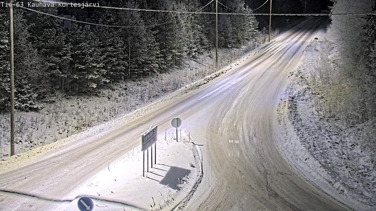 Weather Camera Image Road 63 Kauhava Kortesjärvi, Kauhava, Etelä-Pohjanmaa
