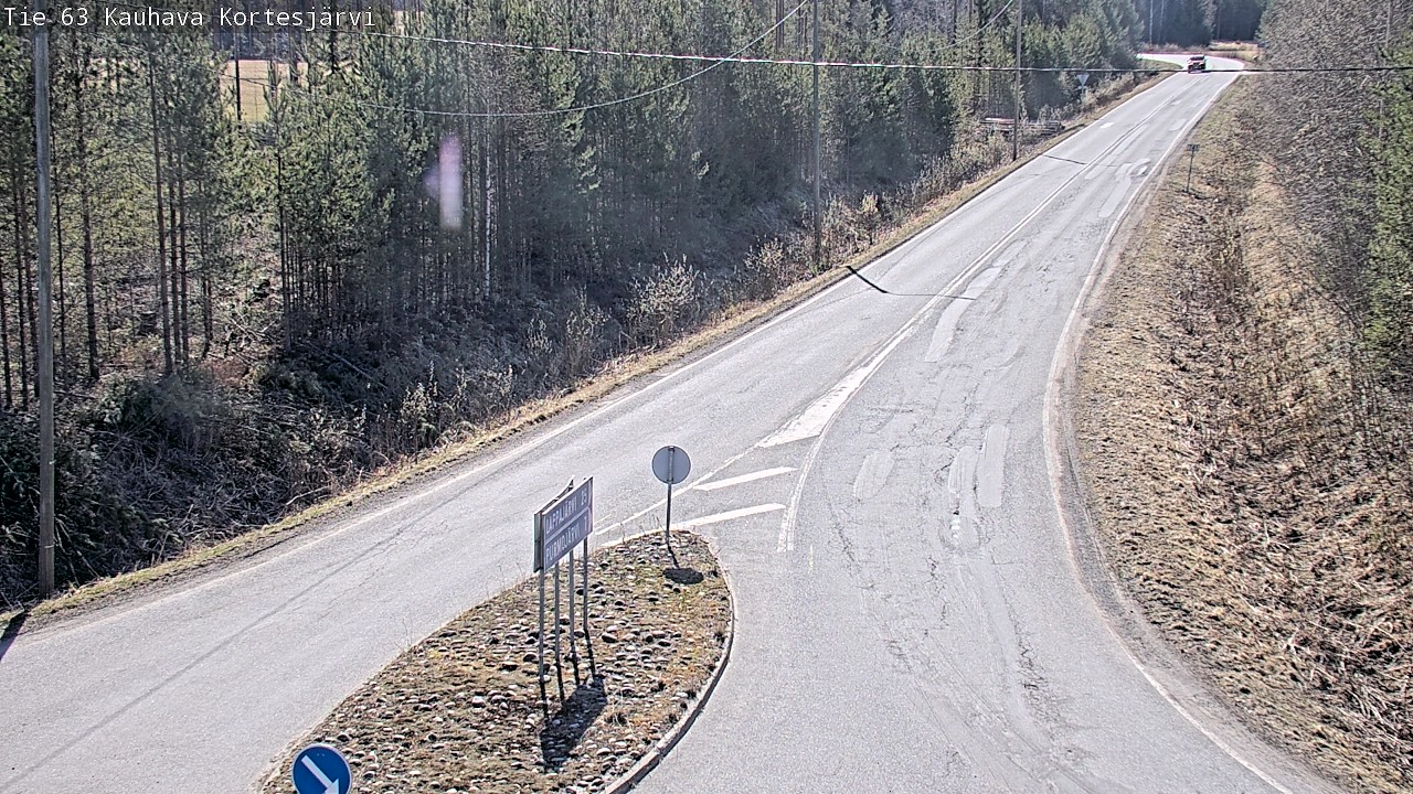 Weather Camera Image Road 63 Kauhava Kortesjärvi, Kauhava, Etelä-Pohjanmaa