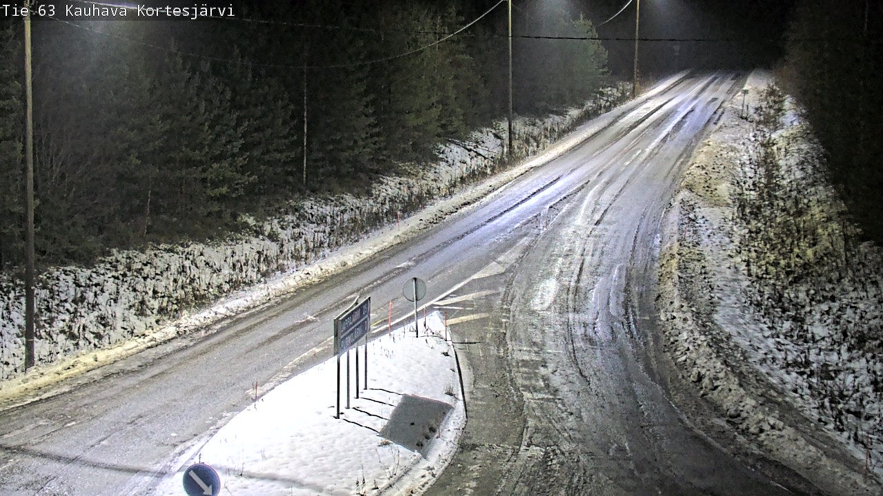 Weather Camera Image Road 63 Kauhava Kortesjärvi, Kauhava, Etelä-Pohjanmaa