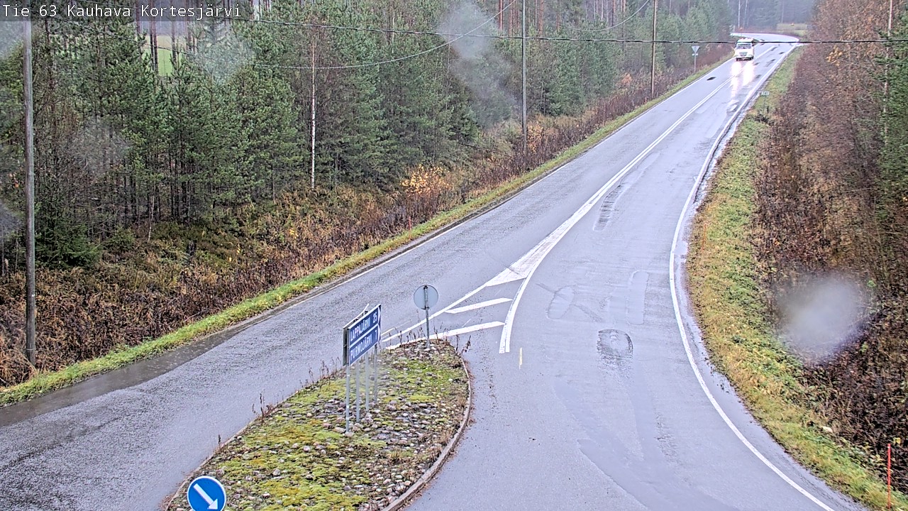Weather Camera Image Road 63 Kauhava Kortesjärvi, Kauhava, Etelä-Pohjanmaa