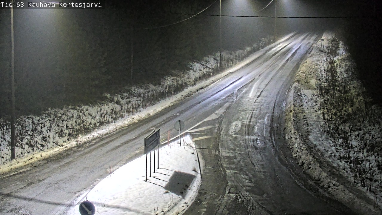 Weather Camera Image Road 63 Kauhava Kortesjärvi, Kauhava, Etelä-Pohjanmaa