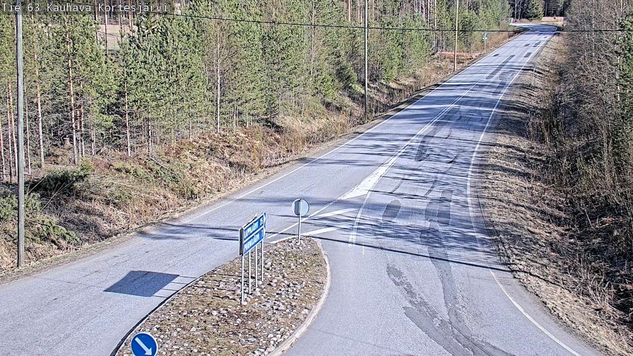 Weather Camera Image Road 63 Kauhava Kortesjärvi, Kauhava, Etelä-Pohjanmaa