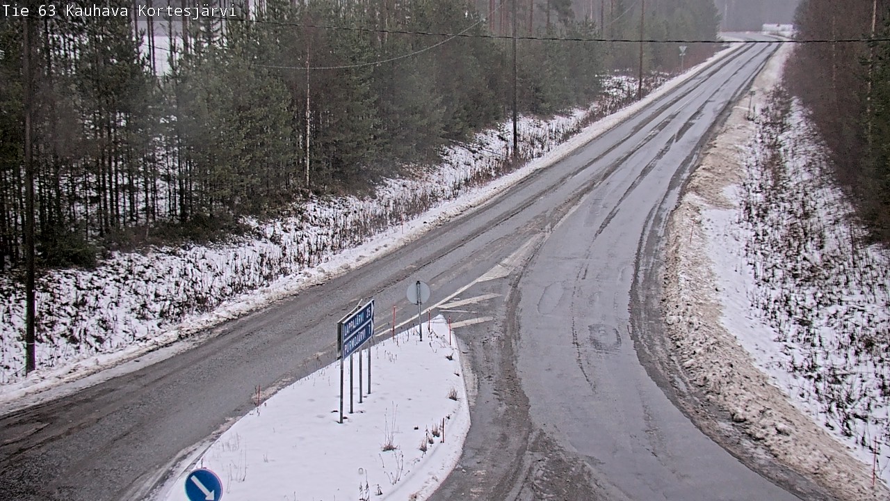 Weather Camera Image Road 63 Kauhava Kortesjärvi, Kauhava, Etelä-Pohjanmaa