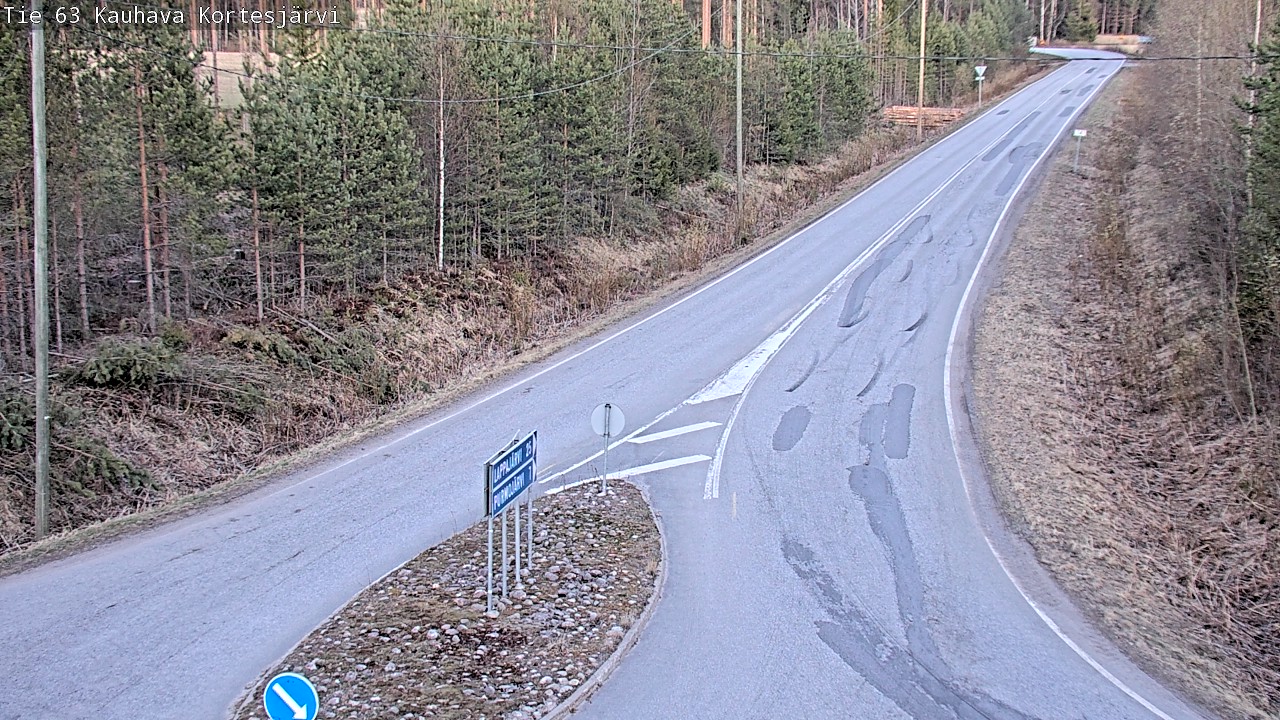 Weather Camera Image Road 63 Kauhava Kortesjärvi, Kauhava, Etelä-Pohjanmaa