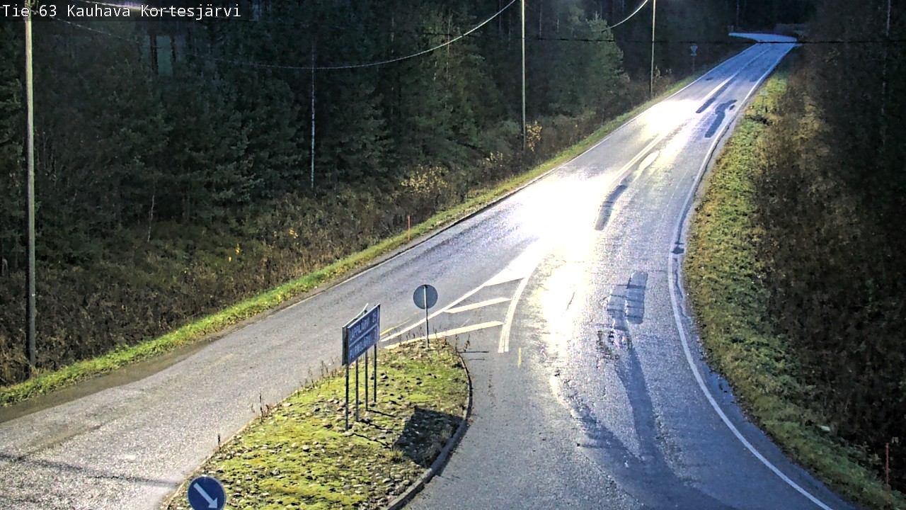 Weather Camera Image Road 63 Kauhava Kortesjärvi, Kauhava, Etelä-Pohjanmaa
