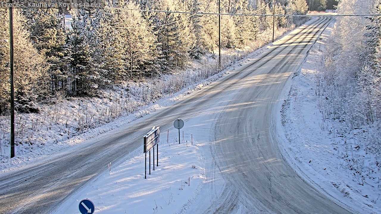 Weather Camera Image Road 63 Kauhava Kortesjärvi, Kauhava, Etelä-Pohjanmaa