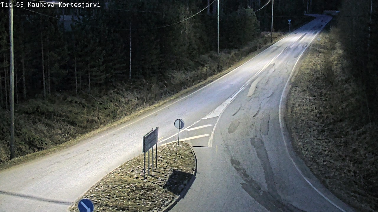 Weather Camera Image Road 63 Kauhava Kortesjärvi, Kauhava, Etelä-Pohjanmaa