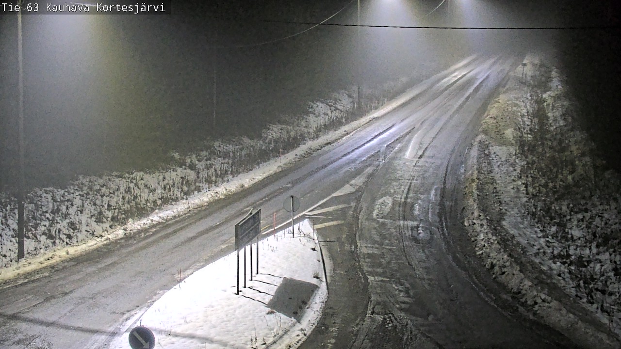 Weather Camera Image Road 63 Kauhava Kortesjärvi, Kauhava, Etelä-Pohjanmaa