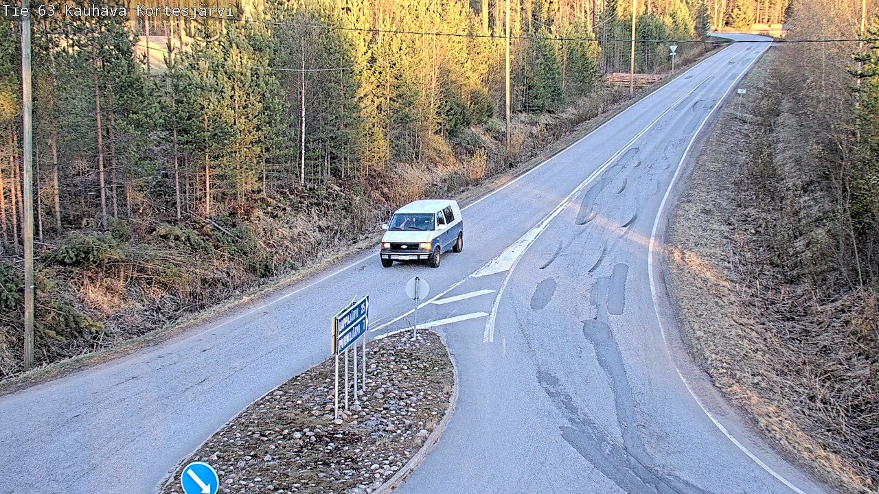 Weather Camera Image Road 63 Kauhava Kortesjärvi, Kauhava, Etelä-Pohjanmaa