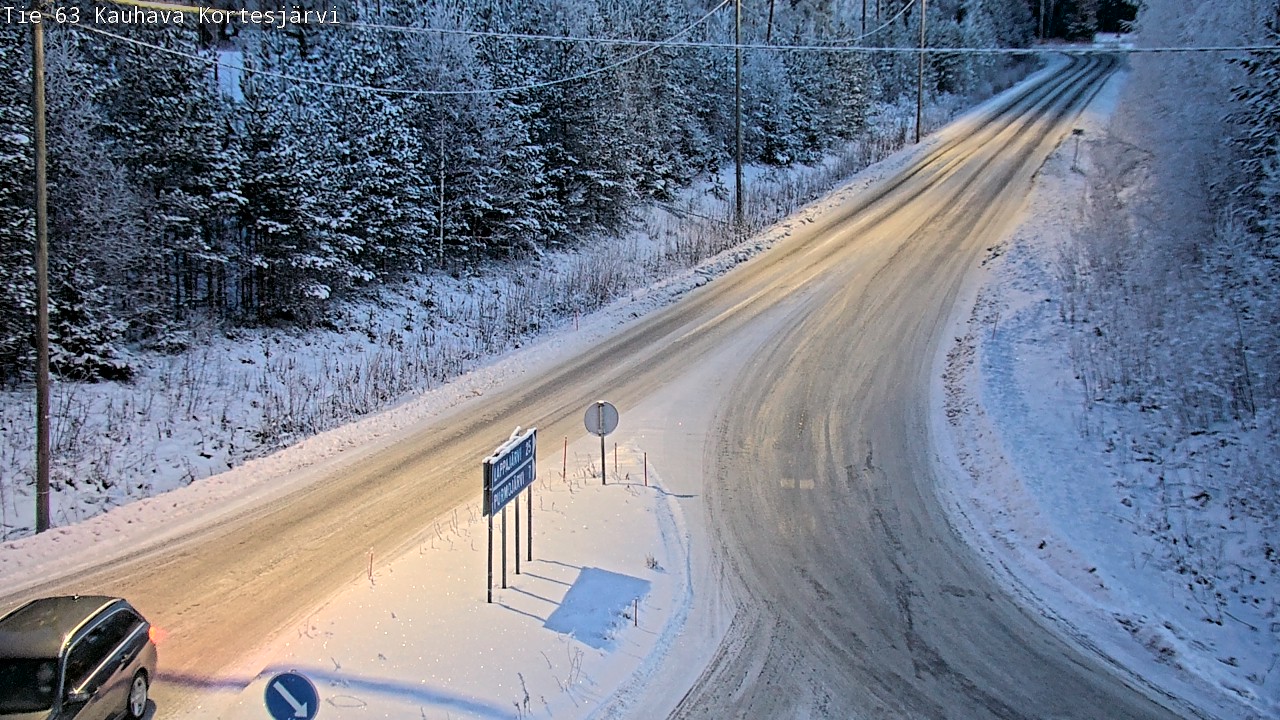 Weather Camera Image Road 63 Kauhava Kortesjärvi, Kauhava, Etelä-Pohjanmaa