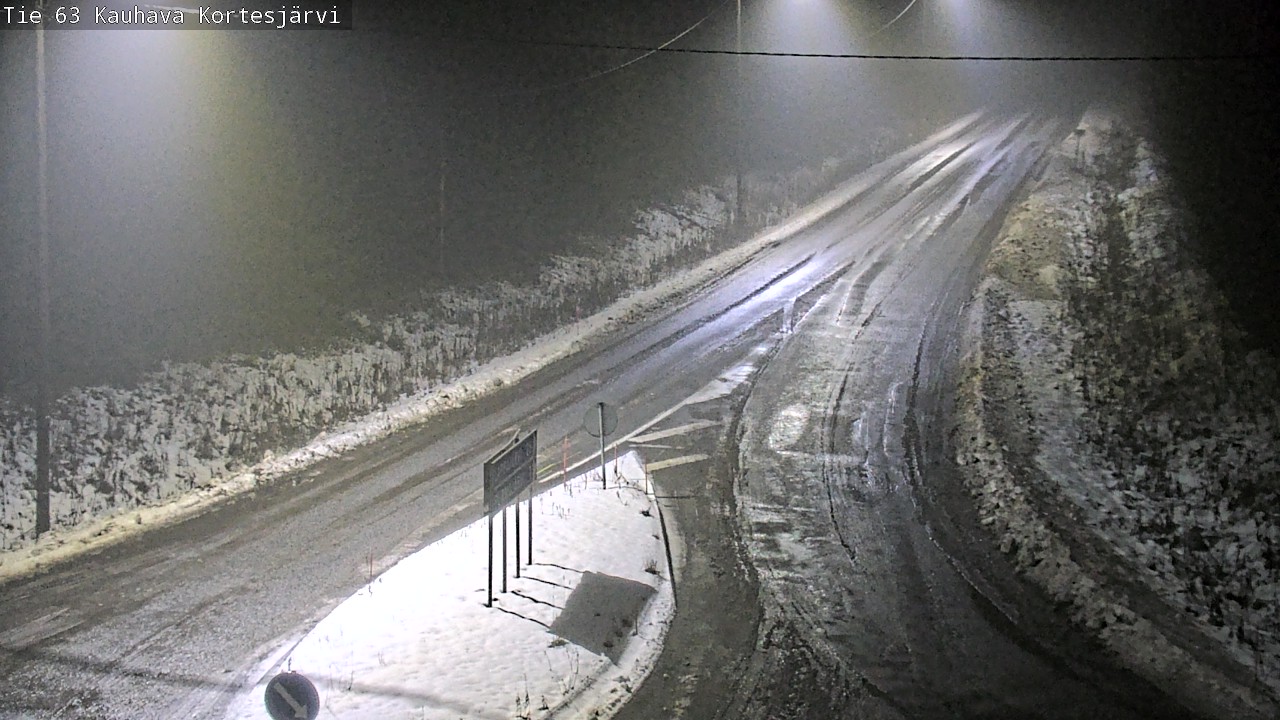 Weather Camera Image Road 63 Kauhava Kortesjärvi, Kauhava, Etelä-Pohjanmaa