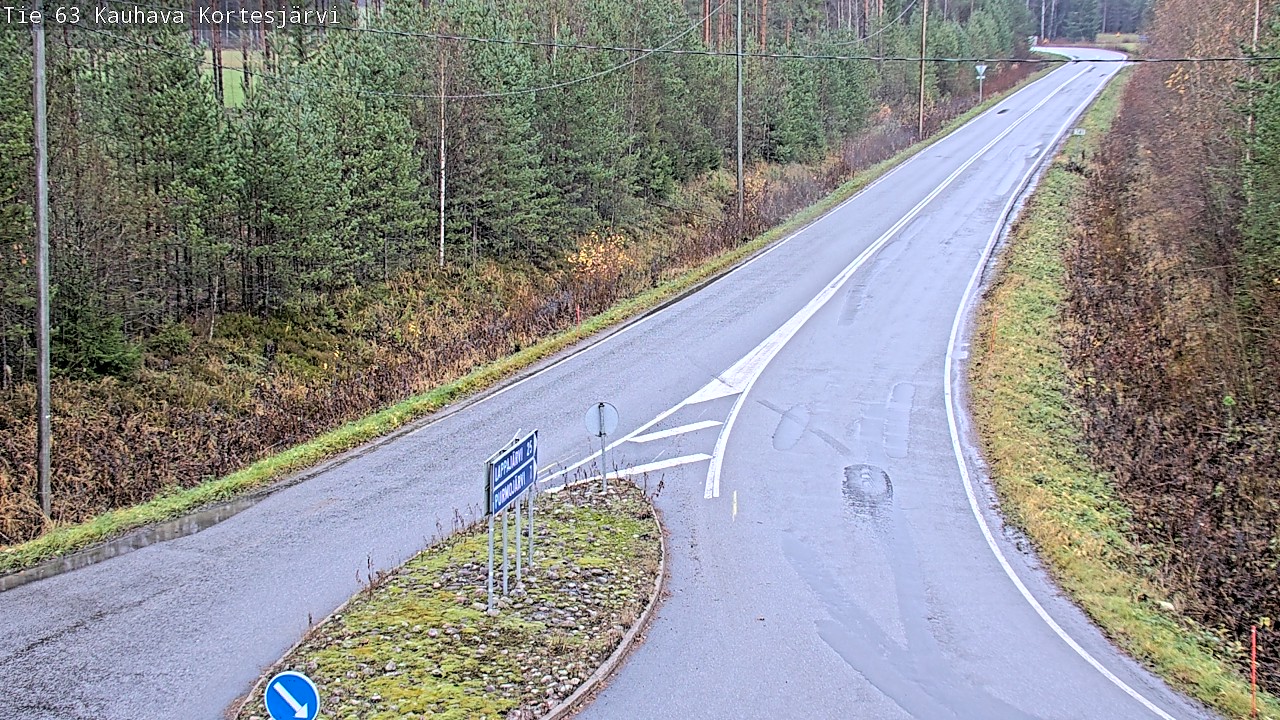Weather Camera Image Road 63 Kauhava Kortesjärvi, Kauhava, Etelä-Pohjanmaa