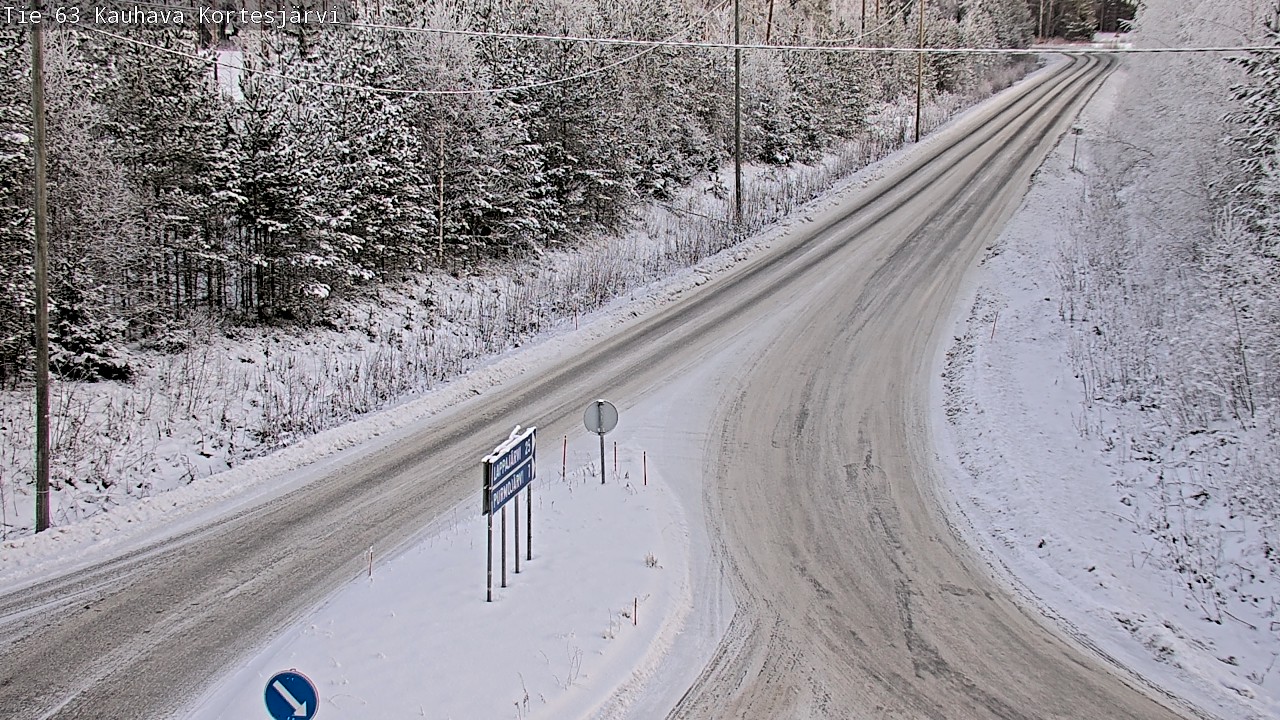 Weather Camera Image Road 63 Kauhava Kortesjärvi, Kauhava, Etelä-Pohjanmaa