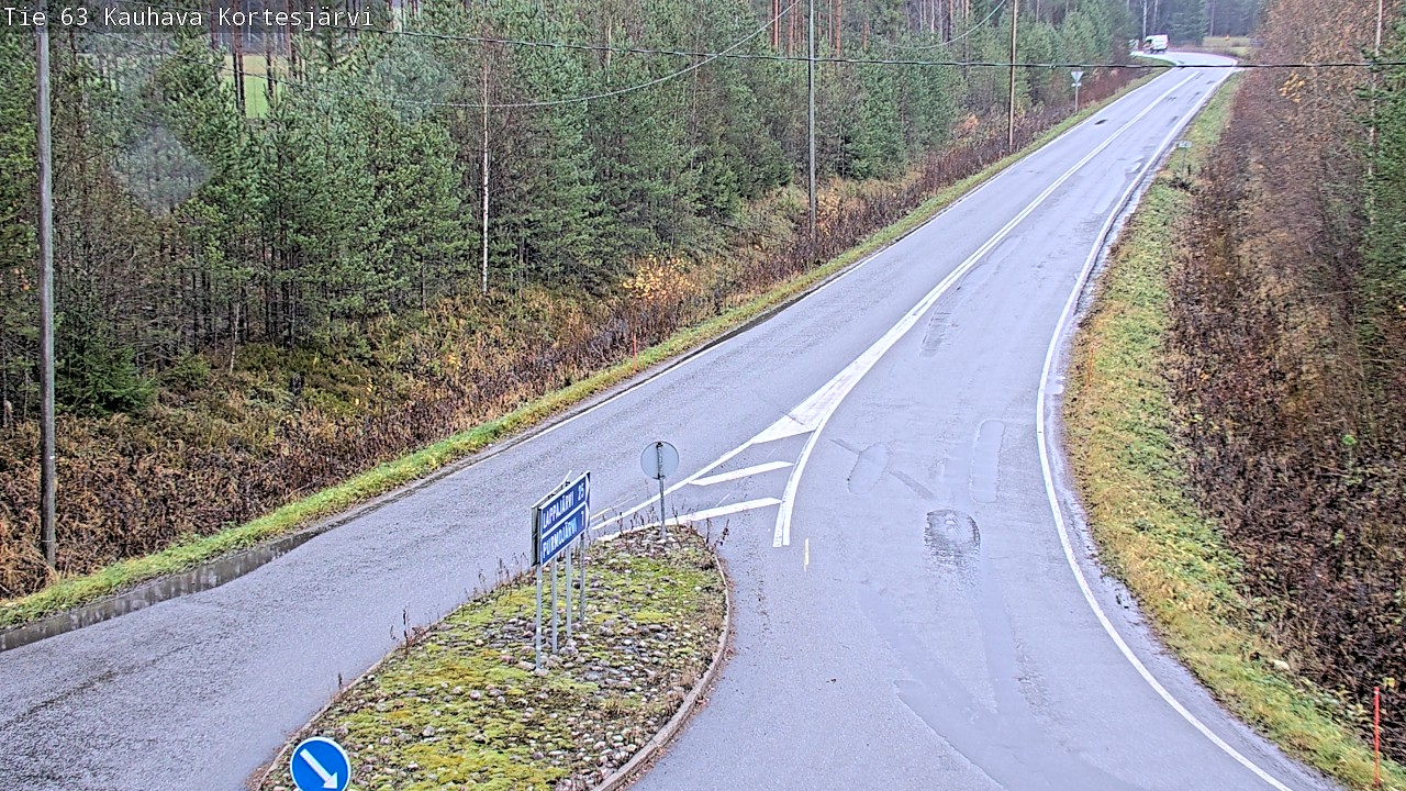 Weather Camera Image Road 63 Kauhava Kortesjärvi, Kauhava, Etelä-Pohjanmaa